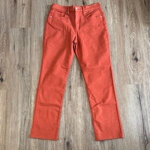 Sneak Peek Burnt Orange Straight Leg Jeans
